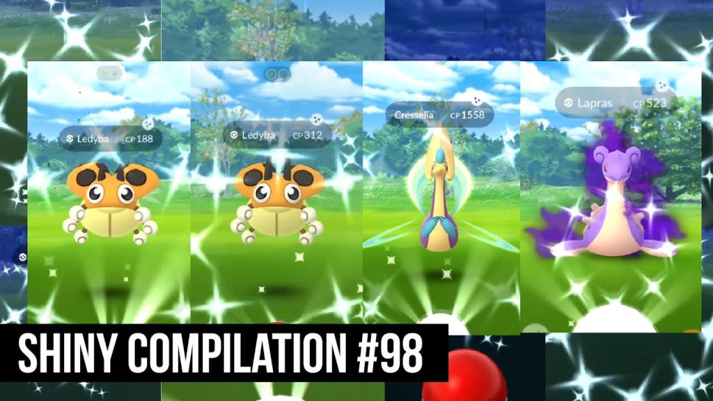 SHINY LEDYBA! - Pokemon GO Shiny Compilation #98