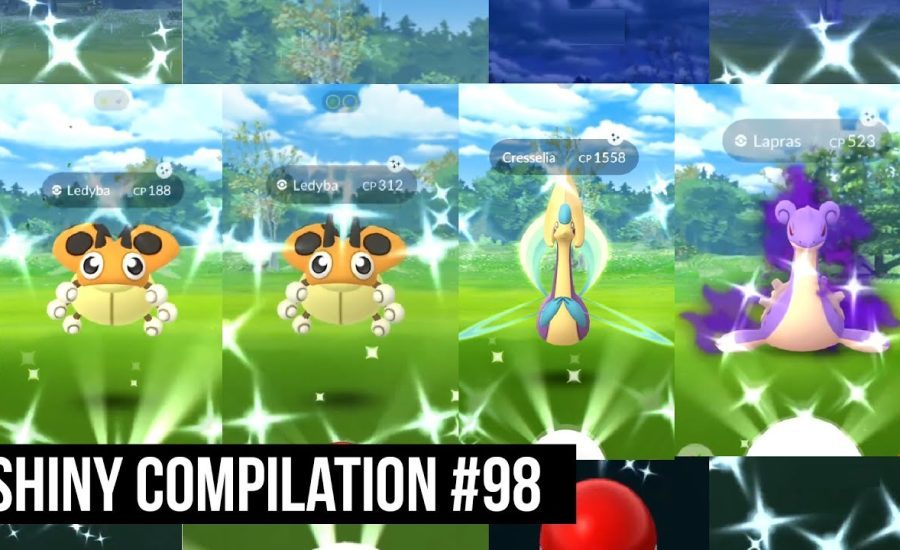 SHINY LEDYBA! - Pokemon GO Shiny Compilation #98