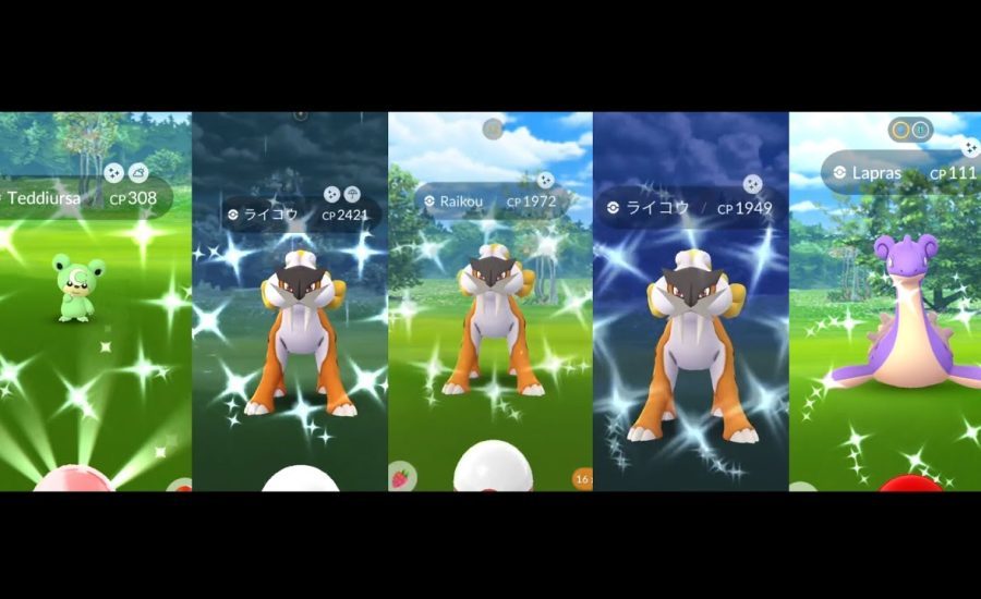 SHINY RAIKOU FROM RAIDS!!! - Pokemon GO Shiny Compilation #211