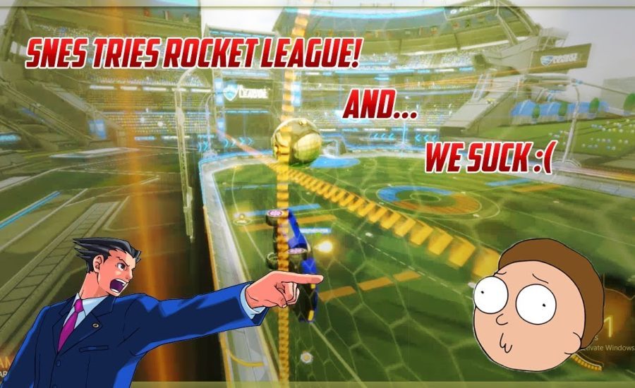 SNES TRIES ROCKET LEAGUE! (Rocket League Funny Moments) Ft. SnesTheSuperSter, Redwood