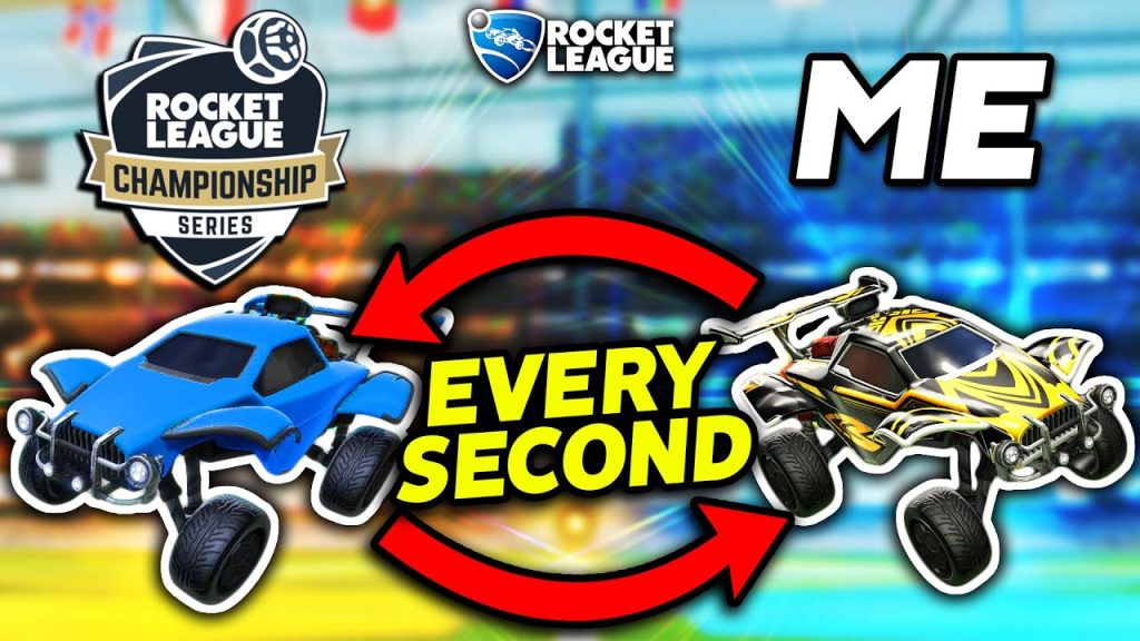 SWITCHING PLACES with a Rocket League Pro EVERY SECOND