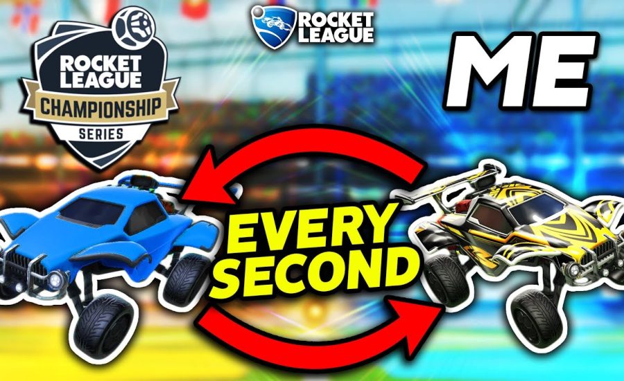 SWITCHING PLACES with a Rocket League Pro EVERY SECOND