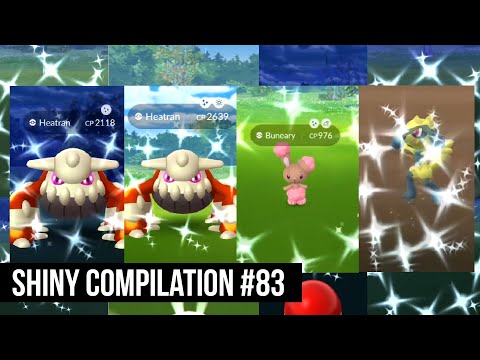 Shiny Heatran Is Back! Pokemon GO Shiny Compilation #83