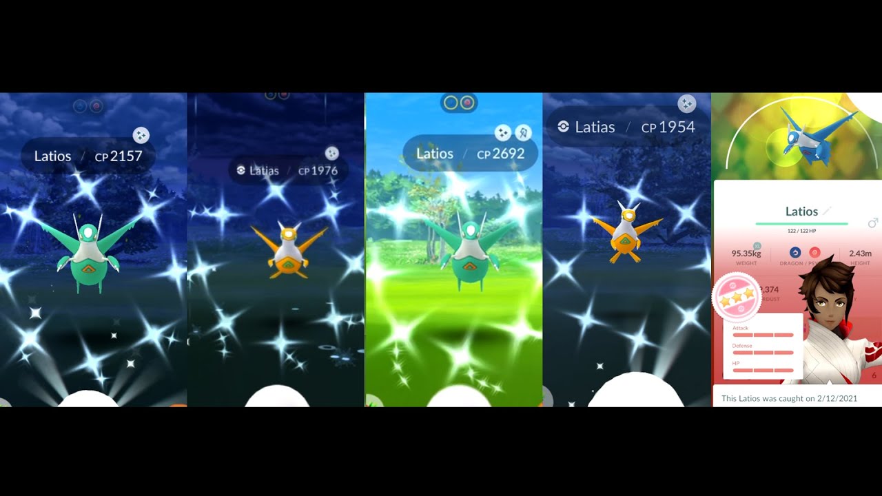 Shiny Latias or Shiny Latios?! - Pokemon GO Shiny Compilation #221