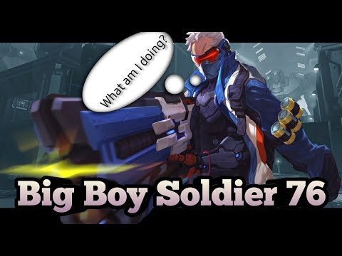 Silver Ranked Soldier 76 Is OP | Overwatch Gameplay