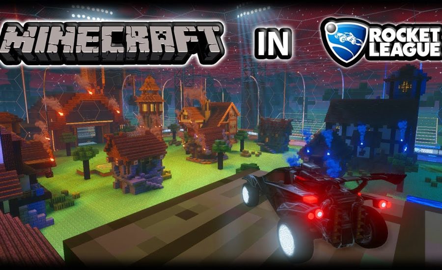 So I Created Minecraft Inside Rocket League...