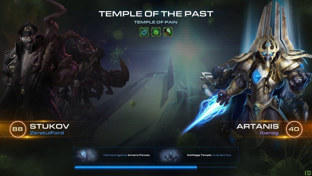 StarCraft 2 Co-op Temple of Pain Mutation with Stukov