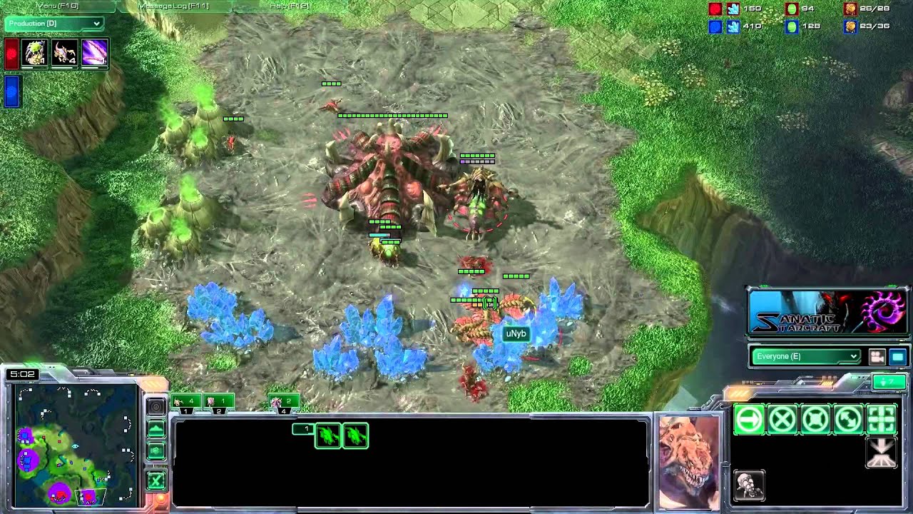 Starcraft 2 [HD] Sanatic vs. uNyb