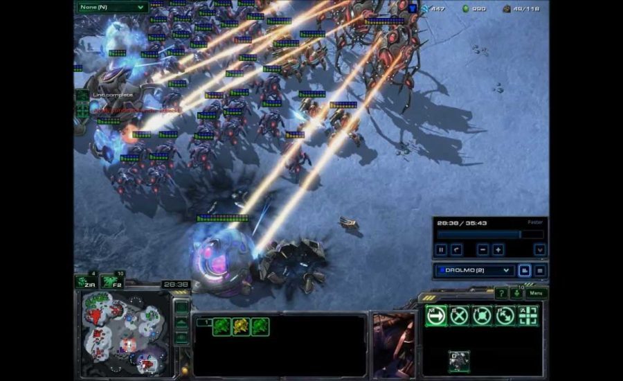 Starcraft 2 - Recent random pub VS AI - Not my perspective ...