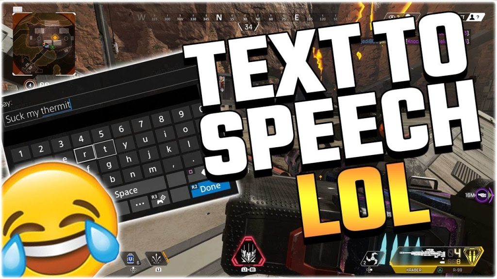 TEXT TO SPEECH ON APEX LEGENDS (PS4)