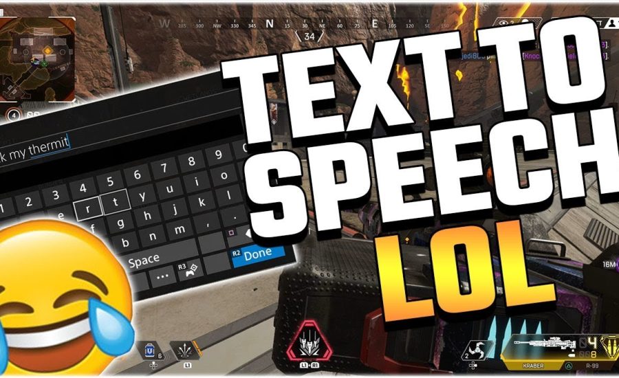 TEXT TO SPEECH ON APEX LEGENDS (PS4)