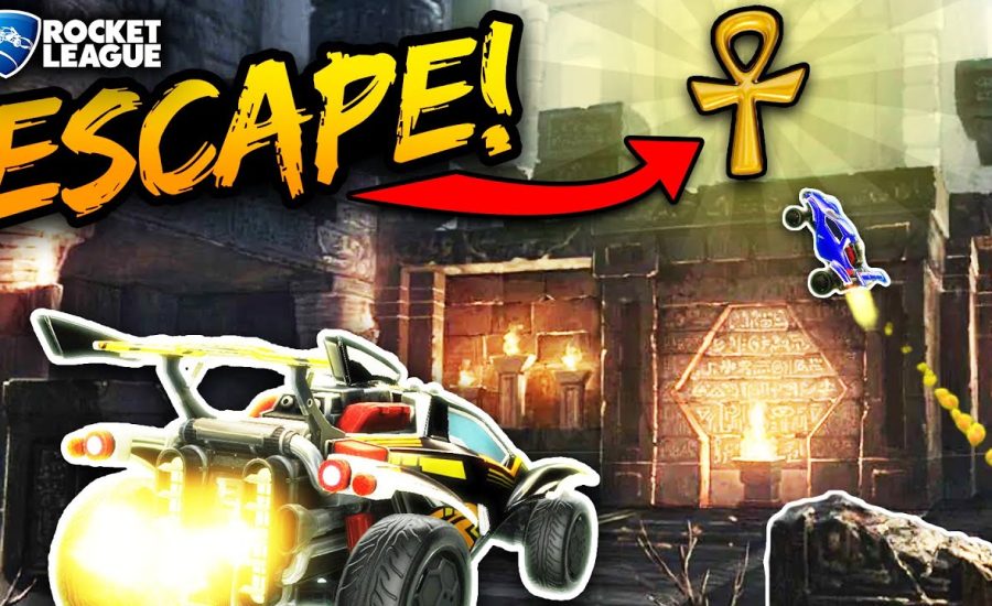 THE *NEW* ESCAPE THE TOMB IN ROCKET LEAGUE IS INSANE!