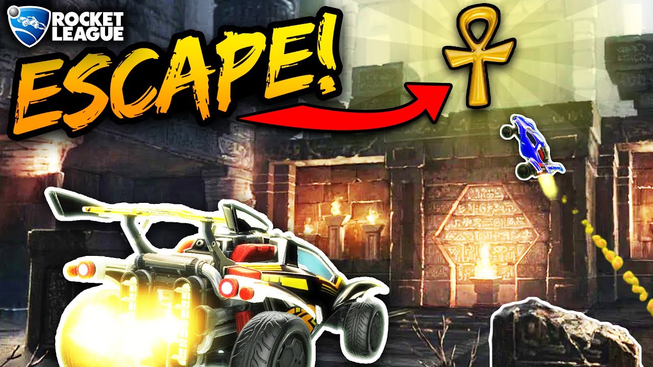 THE *NEW* ESCAPE THE TOMB IN ROCKET LEAGUE IS INSANE!