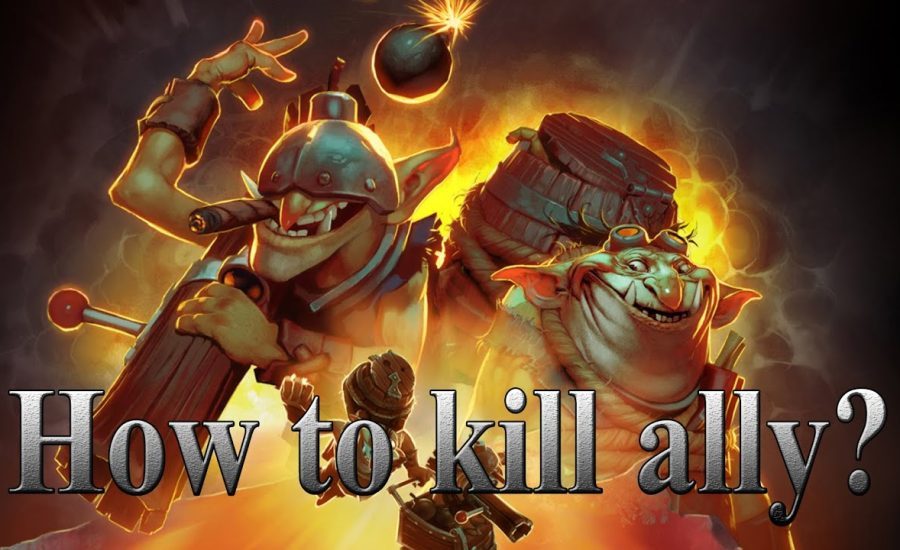 Techies: How to kill ally? | Dota 2