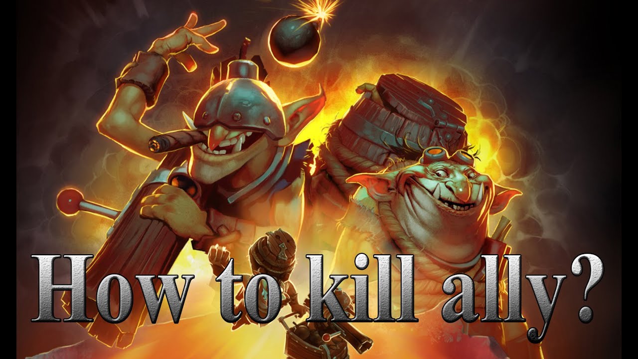 Techies: How to kill ally? | Dota 2