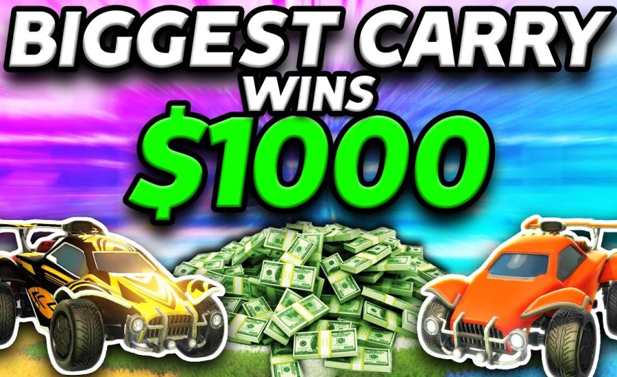 The BIGGEST CARRY wins $1000, who takes it?