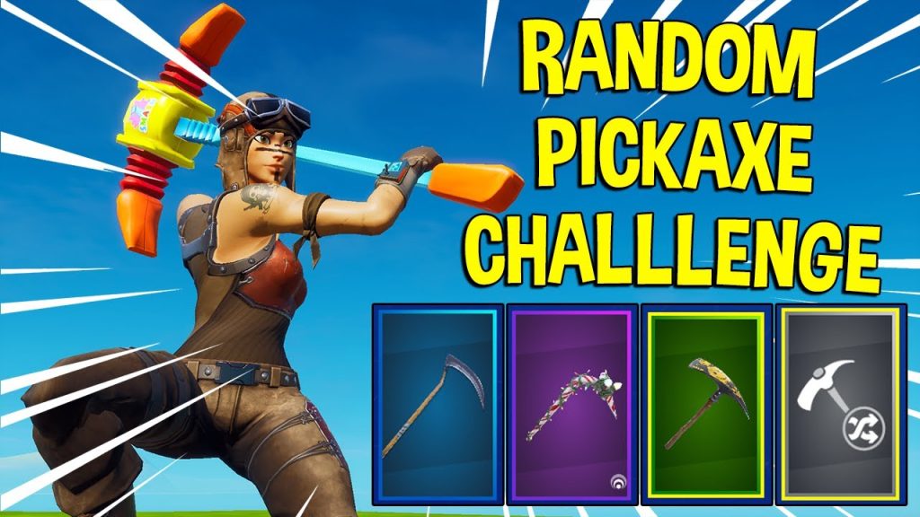 The NEW RANDOM PICKAXE CHALLENGE in Fortnite