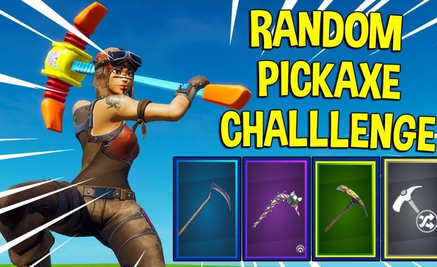 The NEW RANDOM PICKAXE CHALLENGE in Fortnite