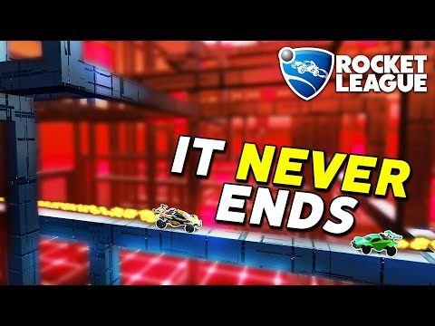 The Rocket League map that NEVER ends...