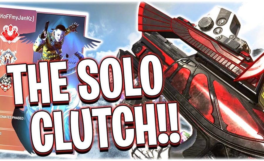 The SOLO CLUTCH!! (Apex Legends PS4)