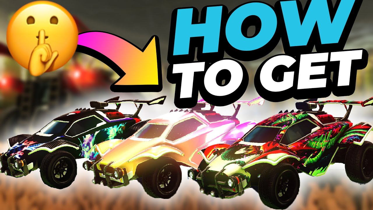 The Secret Decals Of #RocketLeague | Tutorial |