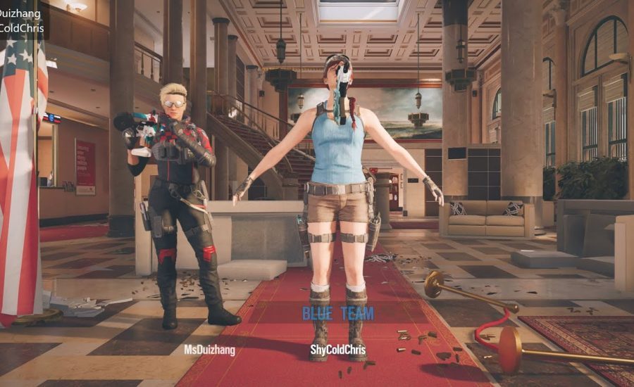 The T-Posing Ash - Rainbow Six Siege