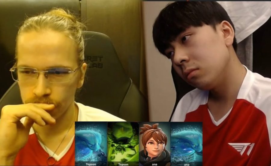 The first game TOPSON and ANA with T1 - TI 11 Regional Qualifiers WEU