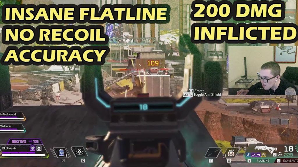 This looks like hacking.....insane flatline recoil control || Apex legends Season 9