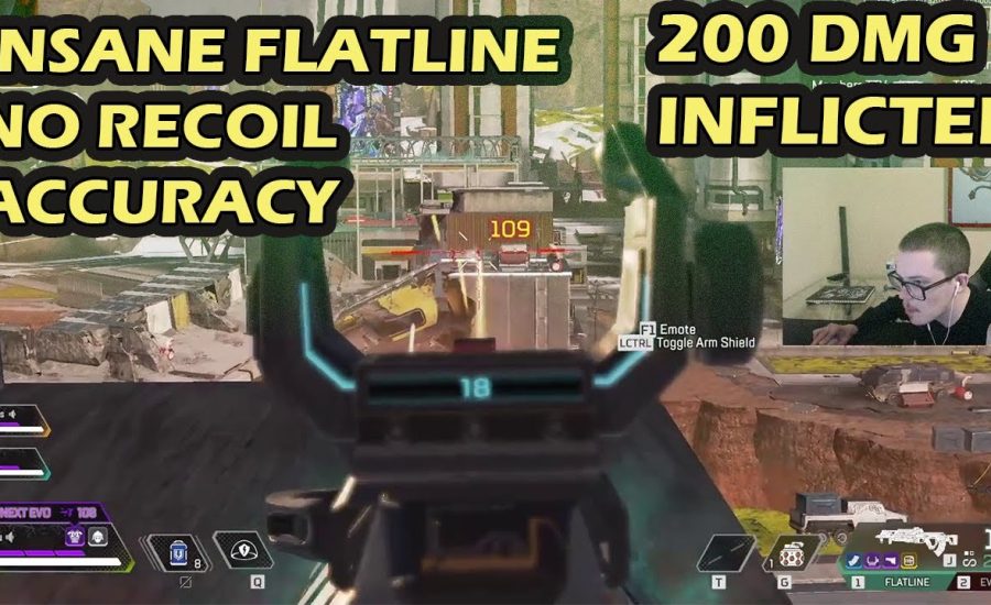 This looks like hacking.....insane flatline recoil control || Apex legends Season 9