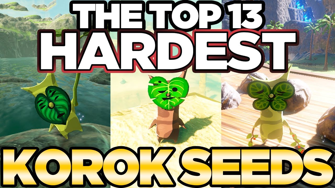 Top 13 HARDEST Korok Seeds In Breath of the Wild! | Austin John Plays