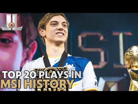 Top 20 Plays in #MSI History | LoL esports