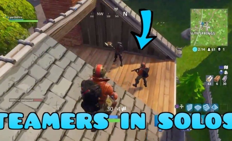 Trash Players Try to Cheat to Win - Fortnite Battle Royale Teamers in Solos EXPOSED! (BAN THEM EPIC)