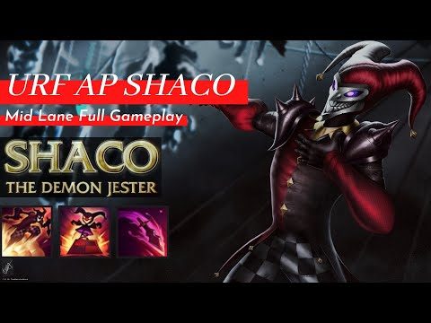 URF! | AP Shaco Gameplay vs Malphite Mid Lane - League of Legends