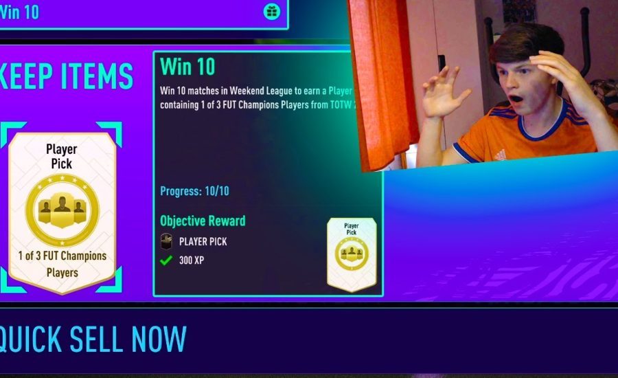 WE GOT HIM! 10 win Weekend League PLUS player pick - FIFA 21 Ultimate Team