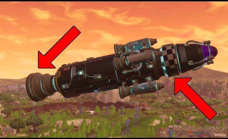 WE HAD THE BEST VIEW FOR THE ROCKET LAUNCH IN FORTNITE...