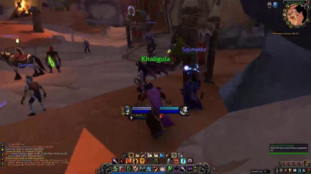 WOW CLASSIC - FAERLINA - WARLOCK 34 - DUNGEONS