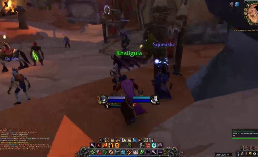 WOW CLASSIC - FAERLINA - WARLOCK 34 - DUNGEONS