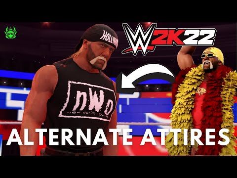 WWE 2K22 How To Put Alternate Attires on Any WWE Superstar!