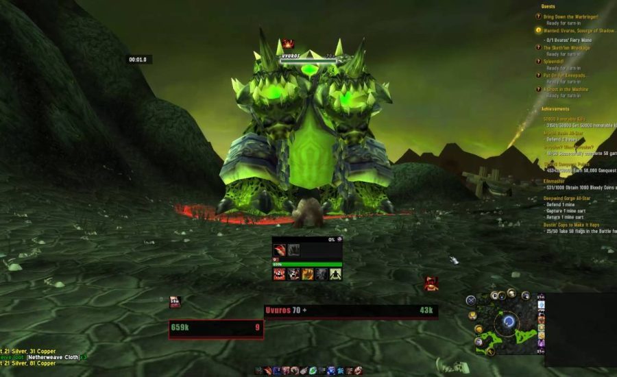 Wanted: Uvuros, Scourge of Shadowmoon | WoW Burning Crusade Quest (Updated Version 2016)