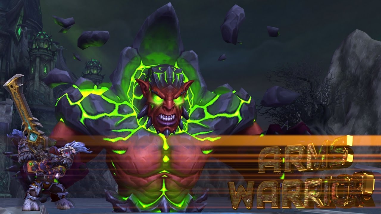 WoW Arms Warrior in Legion Bosskill "Krosus" - "Nighthold" Raid LFR Melee DPS PoV