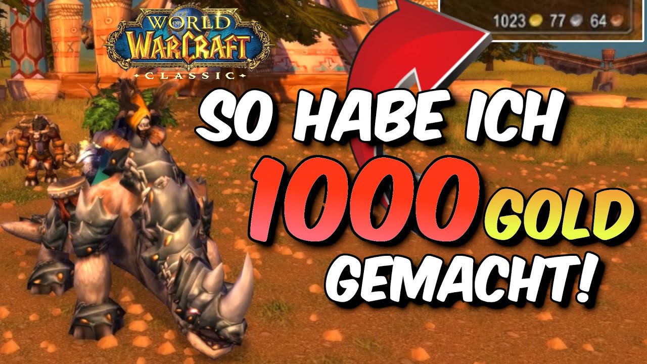 WoW Classic - So habe ich 1000 Gold gemacht! (Gold Guide)