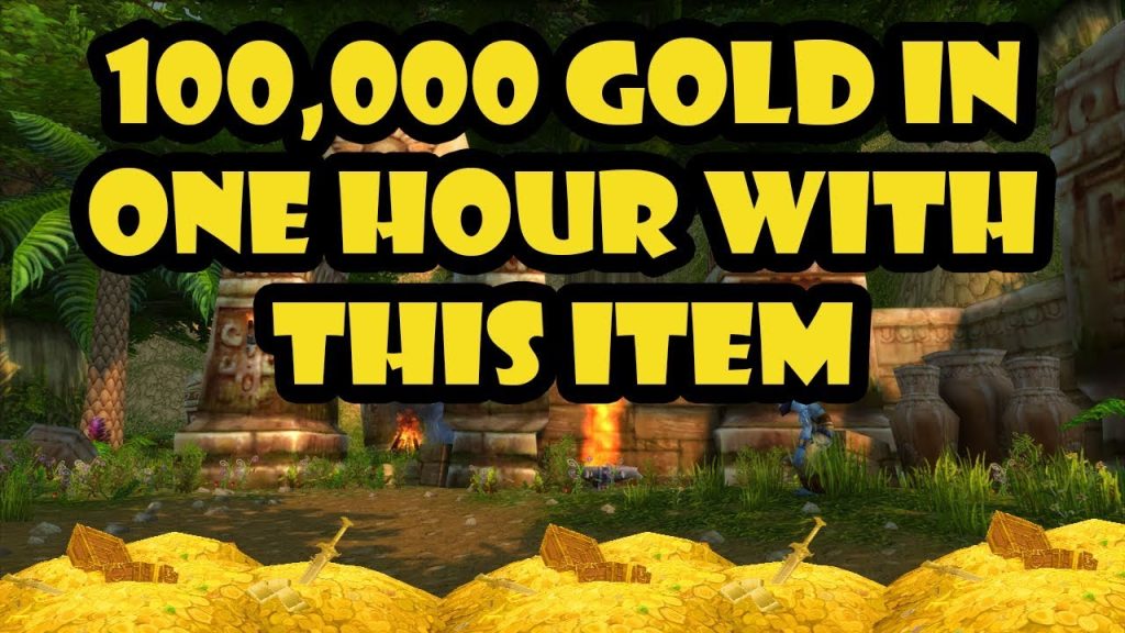 World Of Warcraft Gold Farm 100,000 gold an hour