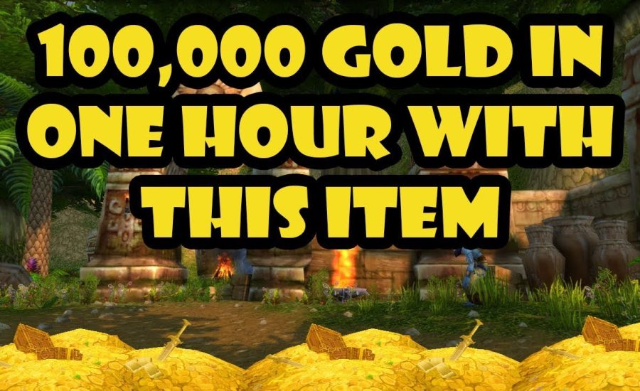 World Of Warcraft Gold Farm 100,000 gold an hour