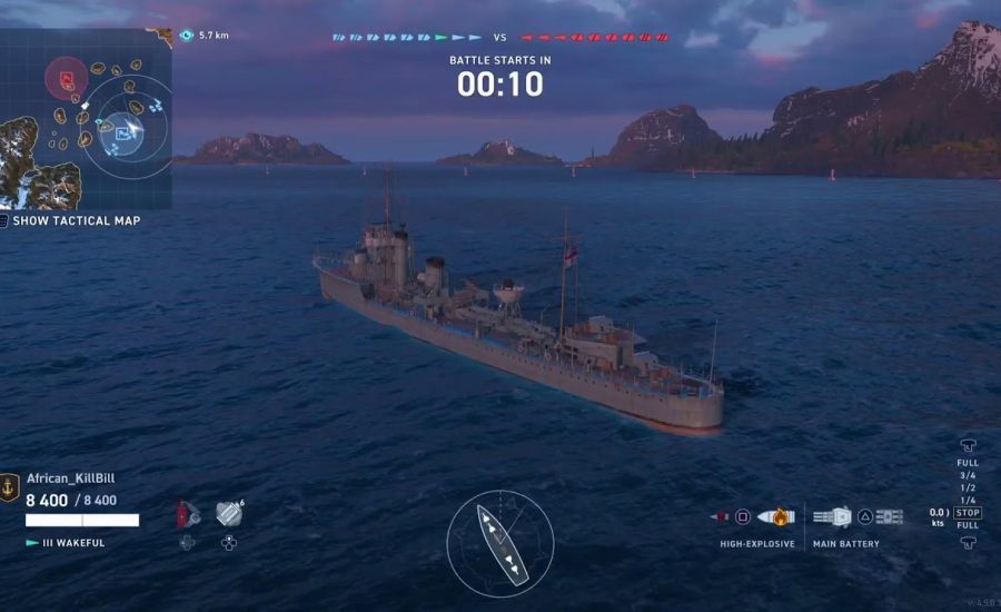 World of Warships: Legends Live Game play | PS5 Game play |  Day 11 | Live Streaming