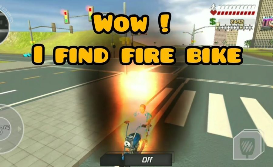 Wow i find fire bike || Oh my God || Miami crime vice town || Android gameplay || in hindi ||