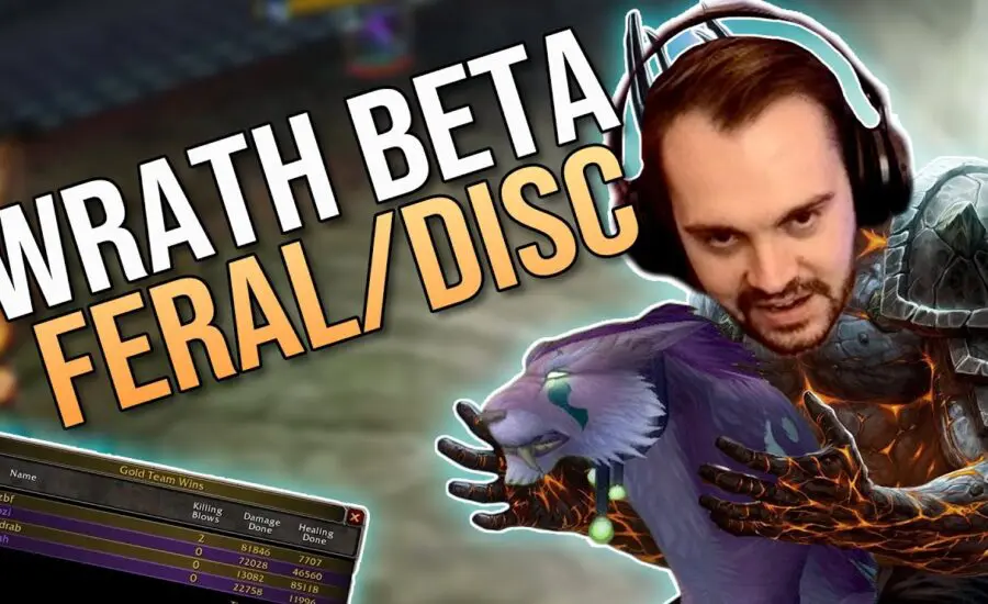Wrath of the Lich King BETA arena -  Feral druid/Disc priest 2v2 | Hydra WotLK Classic Beta