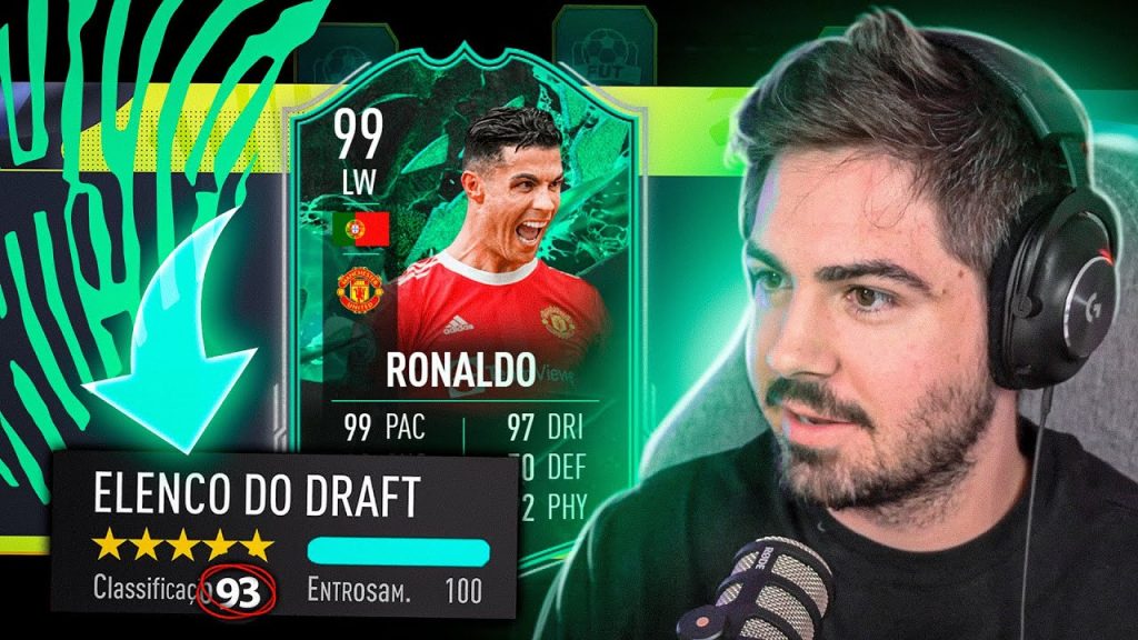 ZEREI O DRAFT!!! 193 + CR7 99 MUTANTE!!! FUT DRAFT FIFA 22