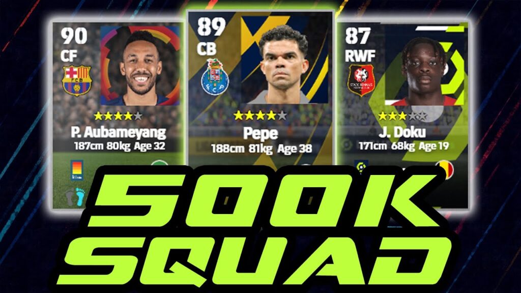 eFootball 2023 | 500,000 Squad Builder - Crazy Good Team!