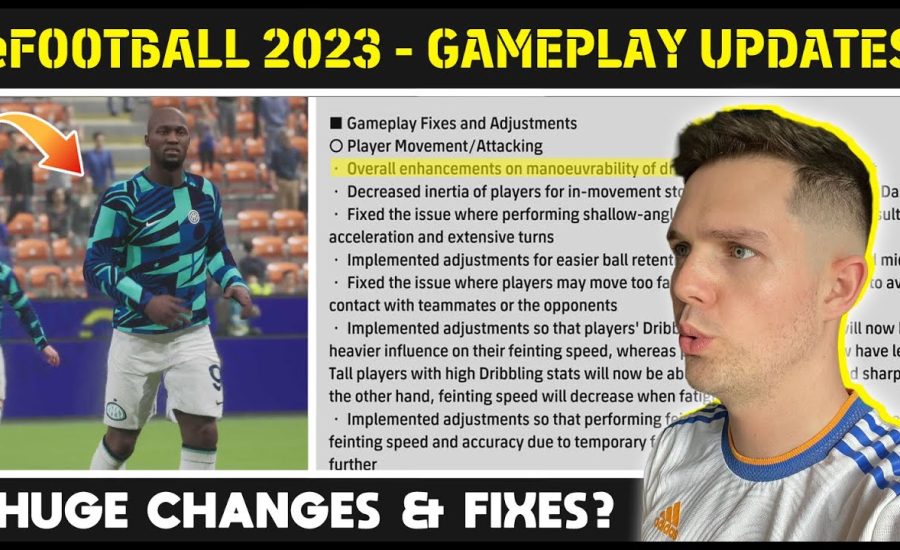 eFootball 2023 | All GAMEPLAY UPDATES - BREAKDOWN