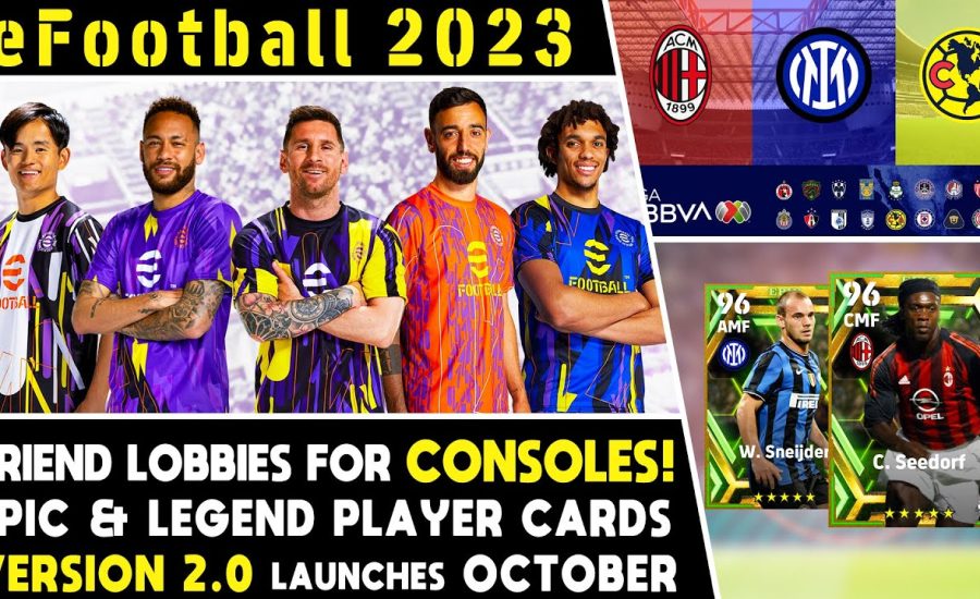 eFootball 2023 | NEW Details - Friendly Match, October Update, New Legends & More!